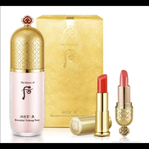 THE HISTORY OF WHOO Other - The History of Whoo Makeup Base Set(w/ lip stick) THE HISTORY OF WHOO Other - The History of Whoo Makeup Base Set(w/ lip stick)